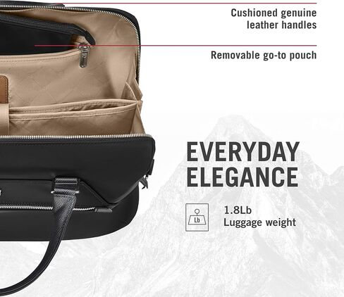 Victorinox Victoria Signature Briefcase - Women's Professional Computer Bag to Hold Laptop & Tablet - Includes Clutch and Detachable Shoulder Strap - 13 Liters, Black in Saudi Arabia