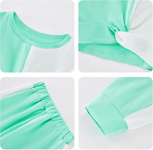 الفتيات مجموعة ملابس التعادل تويست كم قصير تي شيرت بانت بدلة غير رسمية فتاة صغيرة الصيف بلايز Sweatpants وتتسابق 3-10Y in Kuwait