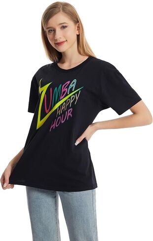 1 تي شيرت احترافي عالي التحمل للياقة البدنية بدون أكمام ملابس رقص فضفاضة للنساء: تي شيرت جاهز لأرضية الرقص للجنسين مثالي للصالة الرياضية مقاس L أسود in Kuwait