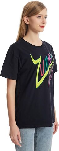 1 تي شيرت احترافي عالي التحمل للياقة البدنية بدون أكمام ملابس رقص فضفاضة للنساء: تي شيرت جاهز لأرضية الرقص للجنسين مثالي للصالة الرياضية مقاس L أسود in Kuwait