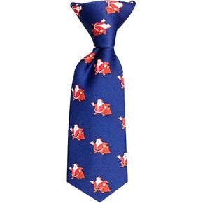 Jacob Alexander Toddler Boys' Merry Christmas Jolly Ole Santa 8 inch Clip-On Neck Tie