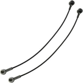 TRQ Lower Tailgate Cable with Attaching Hardware Set Compatible with 03-11 Honda Element