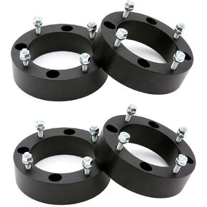 HICKS 4x156 Wheel Spacers 2" Thick 131mm Hub Bore with 3/8"-24 Studs fit for 1998-2009 Polaris Ranger, 2008-2012 Polaris RZR, 2001-2011 Sportsman 400 500, Set of 4