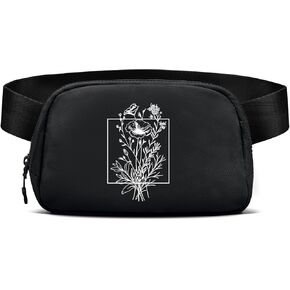 viewm Belt Bag for Women, Waterproof Fanny Packs for Women Men Fanny Pack Crossbody Bags for Women with Adjustable Strap for Travel Fitness Running Hiking