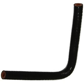 HPS HTSEC90-025-BLK Silicone High Temperature 4-ply Reinforced 90 degree Elbow Coupler Hose, 100 PSI Maximum Pressure, 4" Leg Length on each side, 1/4" ID, Black