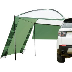 GEERTOP Car Awning for SUV Lightweight Truck Canopy Tailgate Tent Sun Shelter Shade Waterproof Vehicle Awning for Van RV Jeep Outdoor Car Camping
