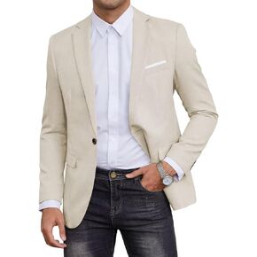 Men's Blazer Casual Jacket for Men Slim Fit Blazer for Men Wedding Prom Sport Coats