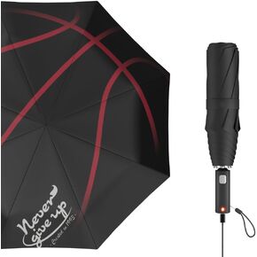 RUMBRELLA Smart Electric Folding Umbrella - Auto Open Close, UV Protection, Rainproof, Suitable Travel Umbrella, Car Umbrella, Backpack, and On-the-Go