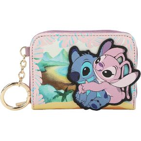 Disney's Stitch and Angel Zip-Around Wallet