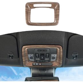 RT-TCZ for Silverado Overhead Console Reading Light Panel Trim for Chevy Silverado GMC Sierra 2019 Up Black Wood Grain Interior Accessories