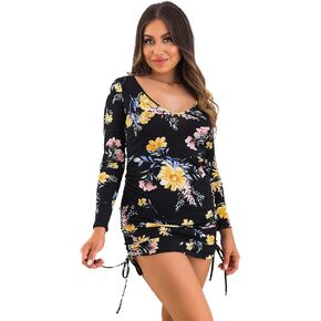 Wicked Weasel Sexy Sienna 5822 Floral Black Mini Dress