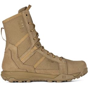 5.11 Tactical Men's Brown Boots, 8-Inch, Side Zipper, All Terrain ARID Hiking Boot, Coyote, Style 12438ABR