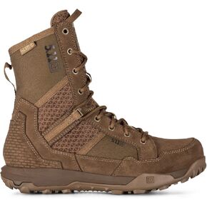 5.11 Tactical Men's Waterproof Boots, 8", Brown Tall Hiking Boot, Dark Coyote, Style 12445ABR
