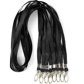 Beebel 100 Pack Bulk Lanyards Premium Lanyard with Badge Clip for ID Name Tags Badge Holders