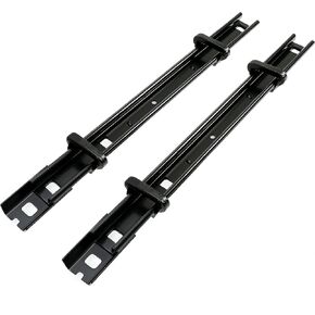 KUAFU Seat Bracket Compatible with 2015-2023 Ford Transit 2 Person Bench Seat Floor Track Bracket Black 2Pcs