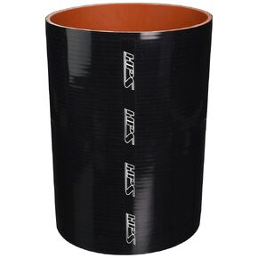 HPS HTST-800-BLK Silicone High Temperature 6-ply Reinforced Tube Coupler Hose, 15 PSI Maximum Pressure, 12" Length, 8" ID, Black