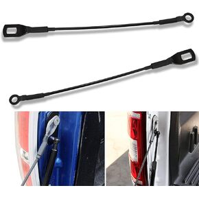 2 PCS Car Tailgate Cable, Cargo Door Hanging Chain Accessories for Left and Right, Tailgate Liftgate Support Cable Pair Kit Replacement 65770-04030, Compatible with Tacoma Models (Black)