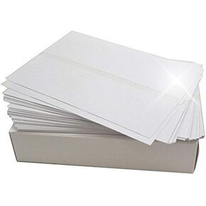 Bright White Box of 300 Double Postage Meter Tapes 5 1/4 x 3 1/2 with Perf Compares to PB 612-0, 612-7, 612-9 & 620-9 Postage Meter Tape Two Labels Per Sheet