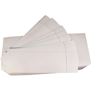 Postage Tape Strip 5-1/4"x1-9/16 for use in Quadient and Hasler mailing Machines. Box of 300 Tape Strips. Made in The USA.