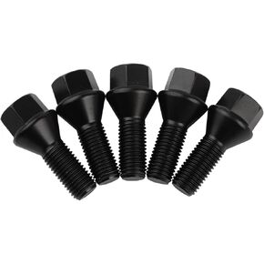 12mm x 1.5 Wheel Lug Bolt OE Factory Lug Stud 36136781150 Compatible with BMW E46 E90 E39 E60 E53 325i OE# 610574, Pack of 5