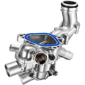 BDFHYK 902-812 Upgrade Aluminium Coolant Thermostat Housing Assembly Compatible with 2007-2013 Mini Cooper, 2011-2013 Cooper Countryman 1.6L Replace 11537534521