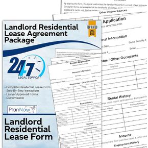 Residential Lease Agreement Forms Rental Applications - Disclosure - Walkthrough Checklist - Attorney-Approved - State-Specific - Easy Instructions Protect Yourself &Tenant Live Legal Support