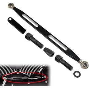 Shift Linkage Gear Shifter Compatible with Harley Softail Dyna Street Glide Touring Road King 1980-2024(Black)