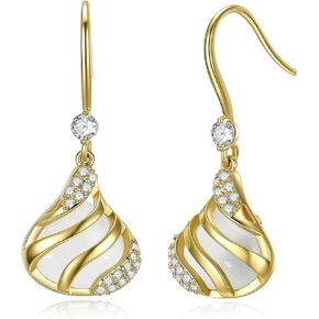 14K Gold, 1.4mm Rhinestones, Set of Two Earrings - Isabella