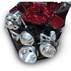 March Performance 22050 High Water Flow Small Block Bolt-On Serpentine Conversion Kit