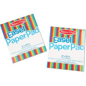 Melissa & Doug Easel Pad Bundle 50 Sheets 2-Pack - Large Easel Paper Pad For Classrooms