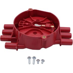 1 Set SHLPDFM Red Distributor Cap and Rotor DR475,929420,D328A,10452458 Compatible With 1996-07 Chevy GMC Olds Isuzu Blazer Express Savana Sierra Sonoma 4.3L V6 262 Vortec