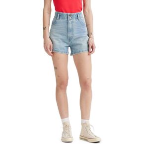 Levi's Women's High Waist Mom Short Contrast Stitch