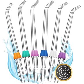 Replacement Heads for Waterpik, Water Flosser Replacement Tips for Waterpik (6 Classic Jet Tips)