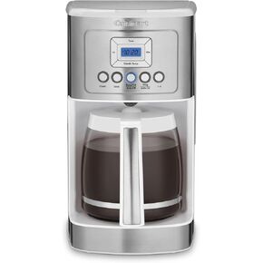 Cuisinart Coffee Maker, Perfecttemp 14-Cup Glass Carafe, Programmable Fully Automatic for Brew Strength Control & 1-4 Cup Setting, Black, Stainless Steel, DCC-3200BKSP1