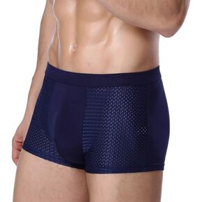 Men's Dot Ice Silk Comfortable Polyester Trunks Frenchie Underwear|Underpants