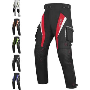 Motorcycle Pants for Men and Women Armored Cordura Overpants Enduro ATV Dual Sports Motocross Cargo Work Touring