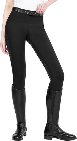 Harrison Howard Rider Breeches with Side Pockets Belt Loops Breathable Full-Seat Riding Pants Adds Grip & Safety for Riders in Saudi Arabia