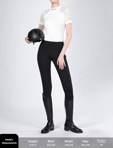 Harrison Howard Rider Breeches with Side Pockets Belt Loops Breathable Full-Seat Riding Pants Adds Grip & Safety for Riders in Saudi Arabia
