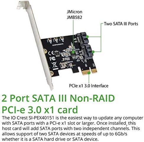 4 Port SATA III to PCI-e x2 RAID Expansion Card in Saudi Arabia