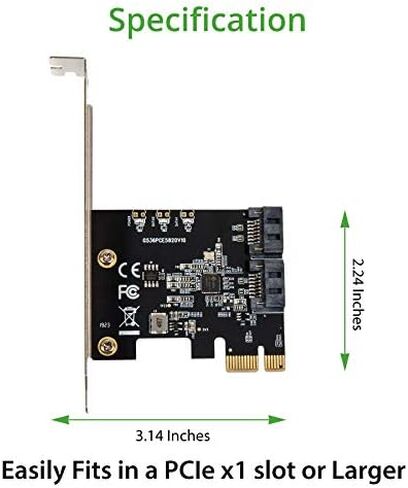 4 Port SATA III to PCI-e x2 RAID Expansion Card in Saudi Arabia