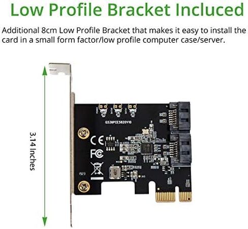 4 Port SATA III to PCI-e x2 RAID Expansion Card in Saudi Arabia