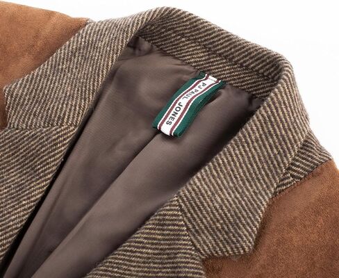 PJ PAUL JONES Men's Blazer Herringbone Tweed Sport Coats Two Button Wool Blend Formal Jacket in Saudi Arabia