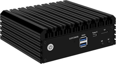 Firewall Appliance 2.5Gbe Intel Celeron N5095 Quad Core, 4*Intel I225-V LAN Fanless Mini PC 8G DDR4 128G M.2 NVMe Support PFSENSE Router/AES-NI/OPNsense in Kuwait