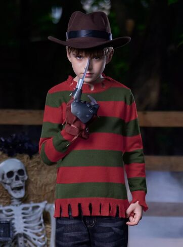 سترة مخططة للأطفال من الجنسين من BesserBay Halloween من عمر 6 إلى 14 عامًا in Kuwait