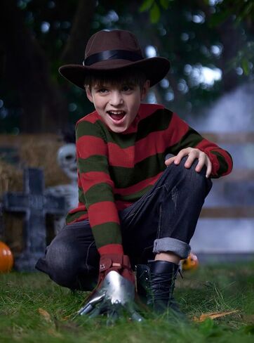 سترة مخططة للأطفال من الجنسين من BesserBay Halloween من عمر 6 إلى 14 عامًا in Kuwait