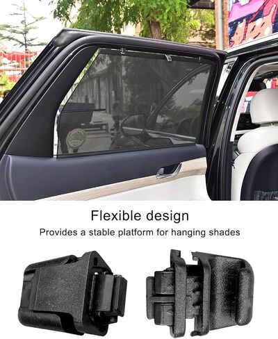 TIKSCIENCE Rear Door Curtain Hook Fit for Hyundai Palisade 2020 2021 2022 Interior Sun Shade Blind Curtain Hook in Saudi Arabia