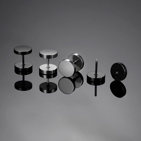 مقياس وهمي 316L جراحي من الفولاذ المقاوم للصدأ بعيون شريرة مستديرة من الدمبل بظهر مسطح in Kuwait