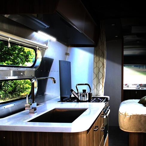 Linkstyle 12 قطعة ضوء الجري النهاري، شريط LED خارجي داخلي للسيارة، ضوء فائق السطوع 12 فولت تحت التوهج، مصباح تشغيل COB DRL مقاوم للماء للشاحنة والقوارب والدراجات النارية RV، أبيض in Kuwait