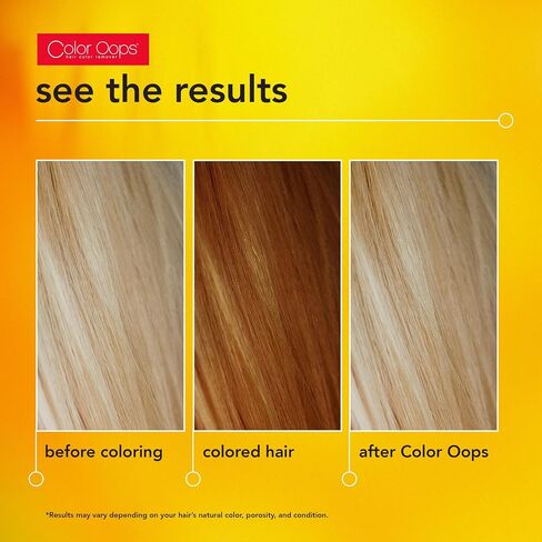 Color Oops Extra Conditioning Hair Color Remover, 1 Application, Hair Dye Remover Processes in 20 Minutes, Safely Removes Permanent & Semi-Permanent Hair Color, Ammonia & Bleach Free in Saudi Arabia