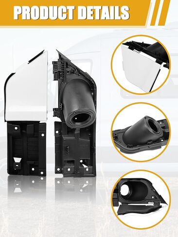 Transit Gas Door, Fuel Filler Pocket Door Hinge and Housing Assembly Compatible on Ford Transit Vans 150 250 350(HD) 2015-2023, Fuel Tank Filler Pipe for CK4Z-5427936-A CK4Z-5427936-F in Kuwait